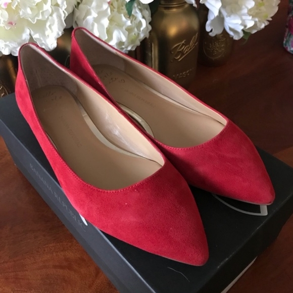 Banana Republic Red Suede Flats - Picture 7 of 7